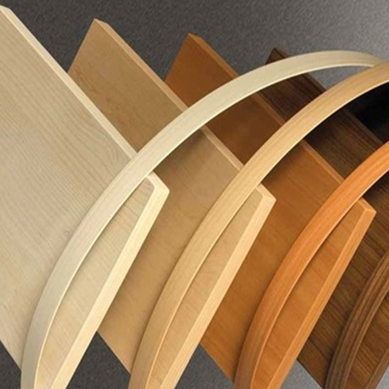 Bandas de borde de PVC de color madera de 0,8*22 mm para tableros de melamina Bandas de borde de PVC de color madera de 0,8*22 mm para tableros de melamina