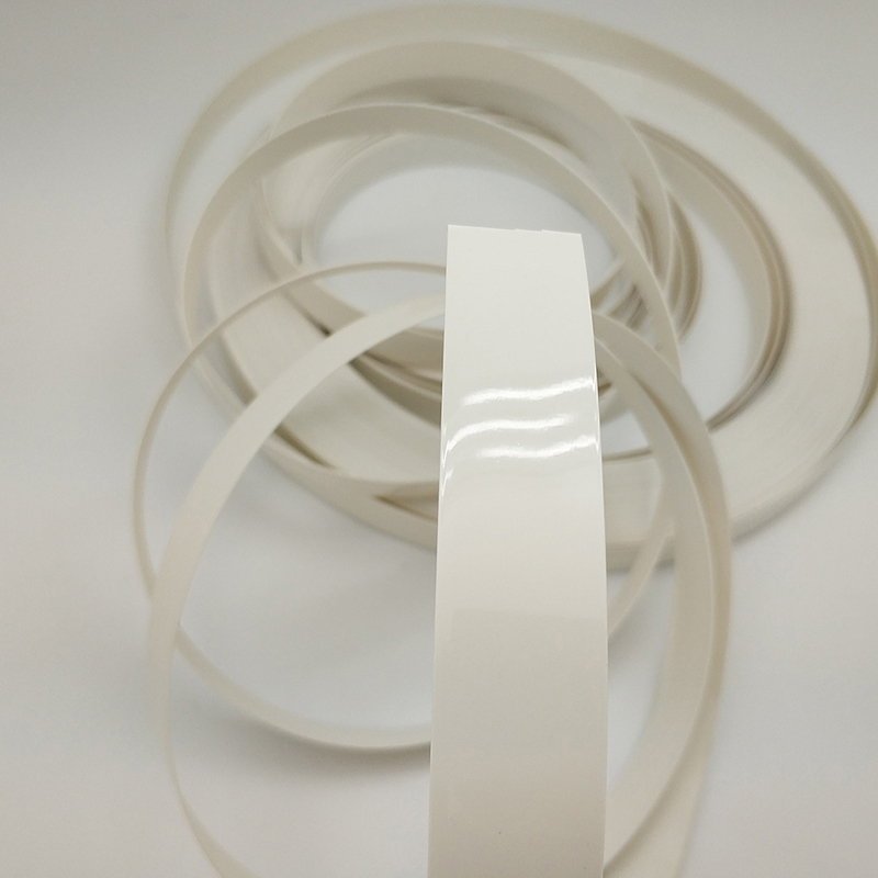 Bandas de borde de PVC de alto brillo blanco prepegadas para diseño de muebles de lujo Bandas de borde de PVC de alto brillo blanco prepegadas para diseño de muebles de lujo