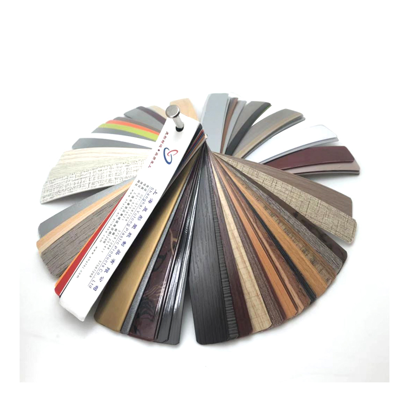 Bandas de borde de PVC con grano de madera en relieve profundo para muebles de primera calidad Bandas de borde de PVC con grano de madera en relieve profundo para muebles de primera calidad