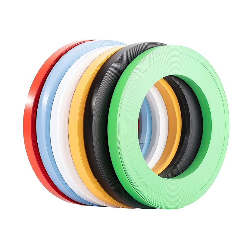 Banda adhesiva de borde de PVC de color sólido aplicada para la fabricación de muebles