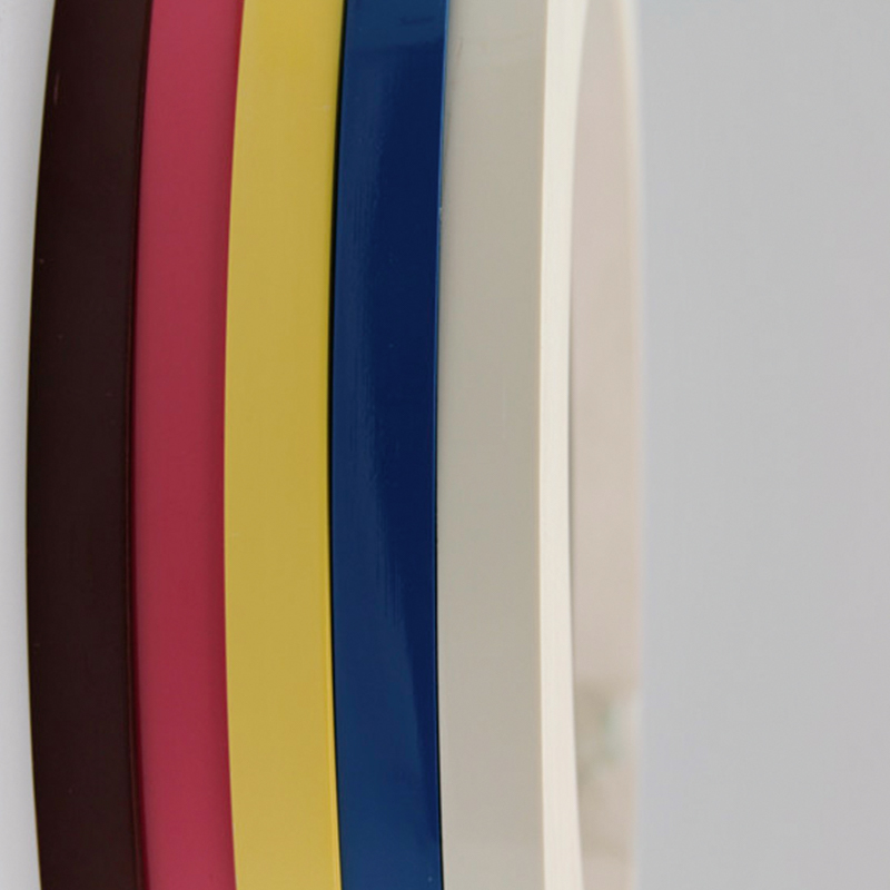 Banda adhesiva de borde de PVC de color sólido aplicada para la fabricación de muebles Banda adhesiva de borde de PVC de color sólido aplicada para la fabricación de muebles