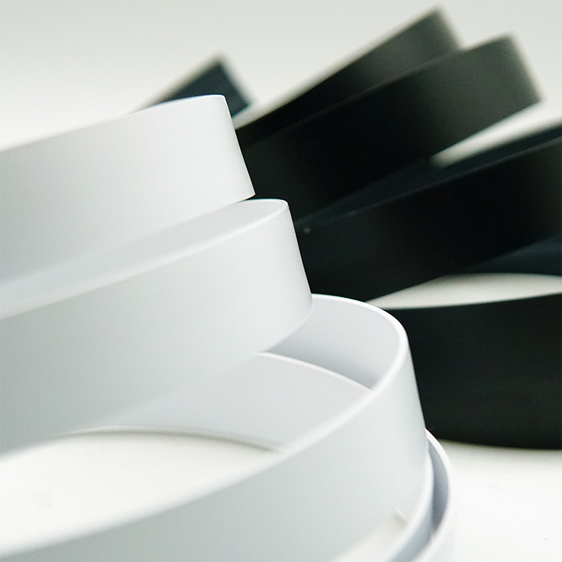 Bandas adhesivas de PVC prepegadas de color blanco con bordes de EVA para paneles de muebles Bandas adhesivas de PVC prepegadas de color blanco con bordes de EVA para paneles de muebles