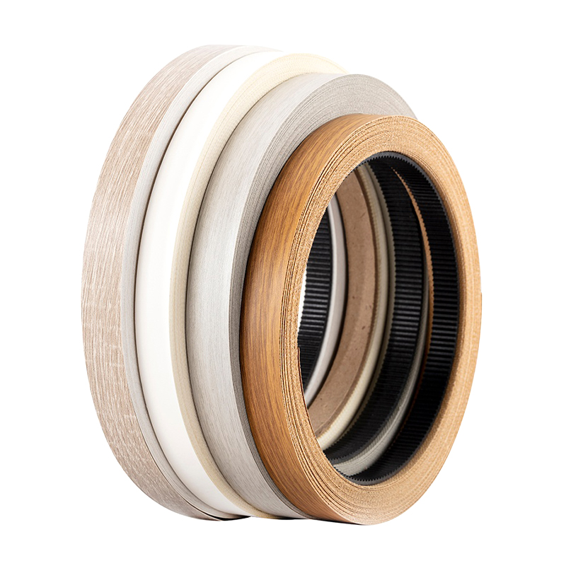 Bandas de borde de melamina prepegadas con adhesivo termofusible para fabricación de muebles
