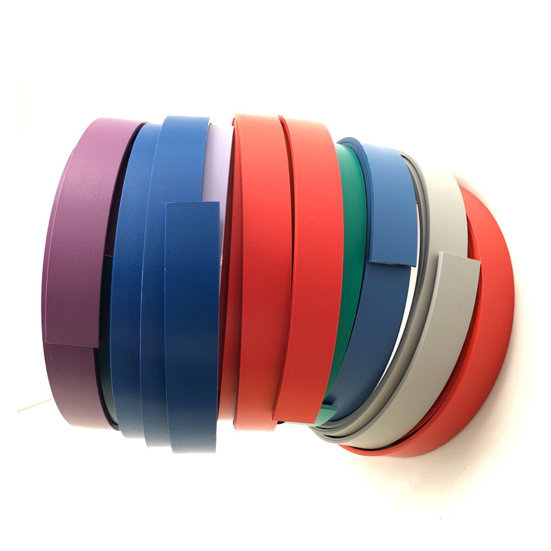 Bandas de borde de PVC de color sólido listas para usar para paneles de muebles Bandas de borde de PVC de color sólido listas para usar para paneles de muebles