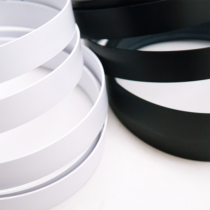 Bandas de borde ABS de color sólido blanco para muebles modernos Bandas de borde ABS de color sólido blanco para muebles modernos
