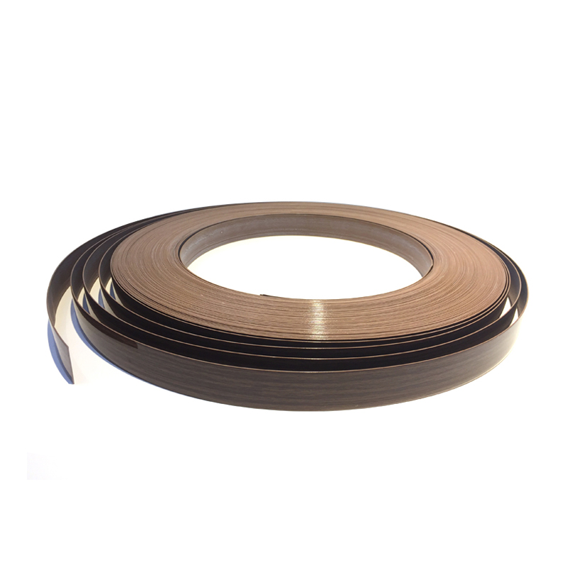 Bandas de borde de PVC de alto brillo prepegadas para paneles de muebles decorativos