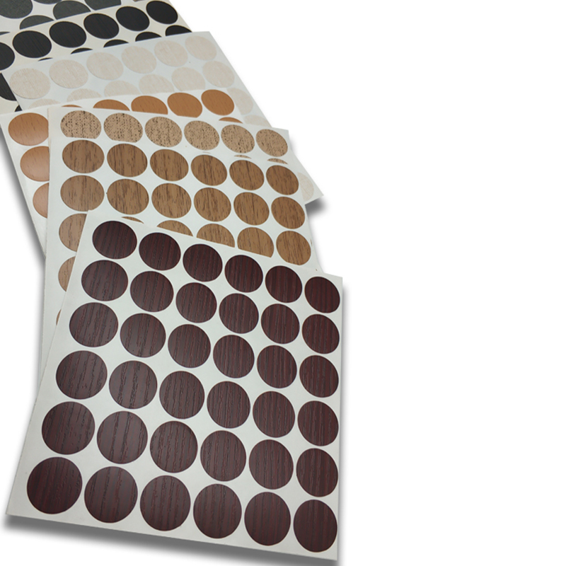 Tapas de cubierta de tornillo de PVC de colores personalizados para soluciones de combinación de marcas de muebles