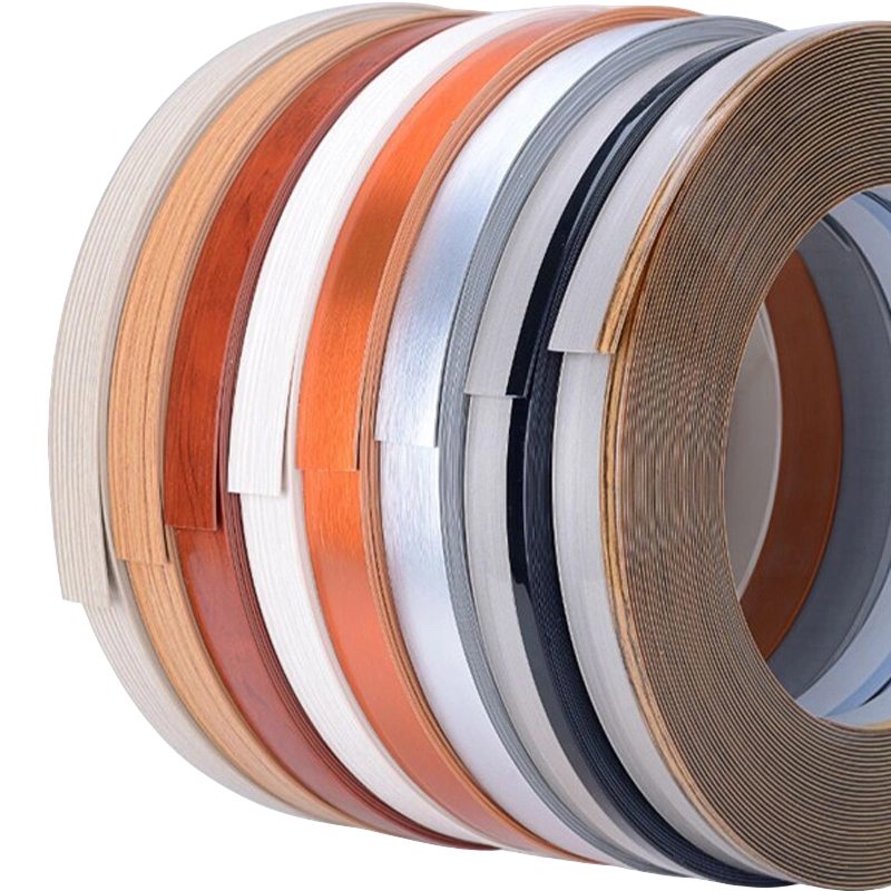 Bandas de borde acrílicas 3D de grano de madera para decoración de muebles