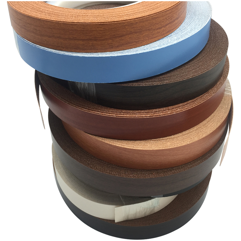 Bandas de borde de melamina suave de color personalizadas para fabricantes de muebles OEM Bandas de borde de melamina suave de color personalizadas para fabricantes de muebles OEM