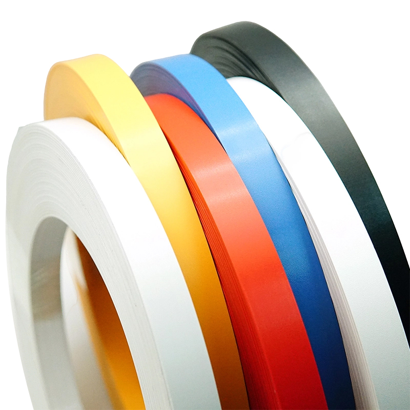 Bandas de borde de PVC súper mate prepegadas para aplicaciones de muebles premium