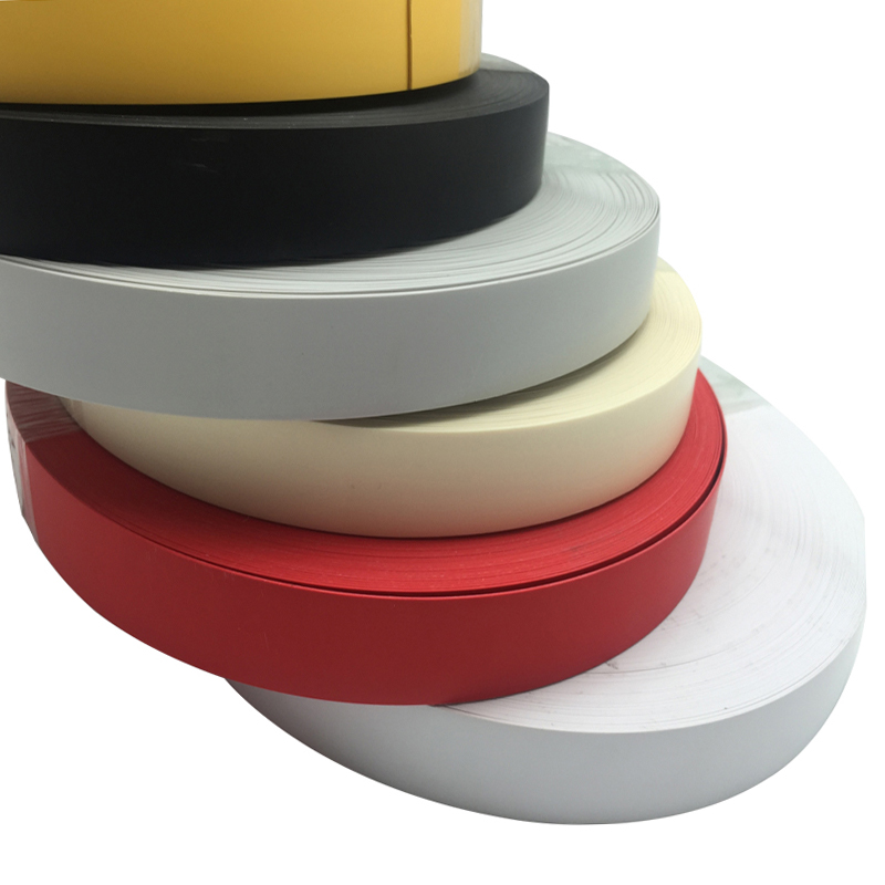 Bandas de borde de PVC súper mate prepegadas para aplicaciones de muebles premium Bandas de borde de PVC súper mate prepegadas para aplicaciones de muebles premium