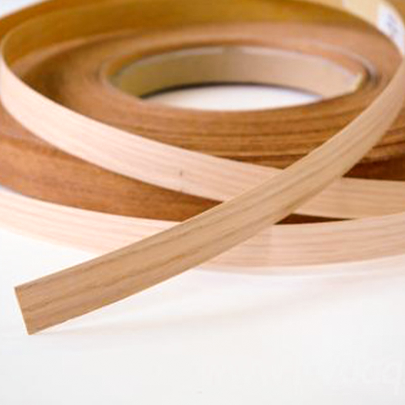 Bandas de borde de chapa de madera auténtica para decoración de muebles Bandas de borde de chapa de madera auténtica para decoración de muebles