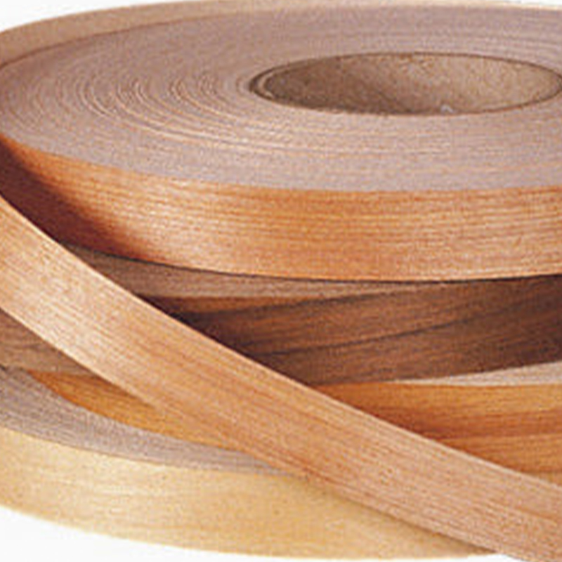 Bandas de borde de chapa de madera auténtica para decoración de muebles Bandas de borde de chapa de madera auténtica para decoración de muebles