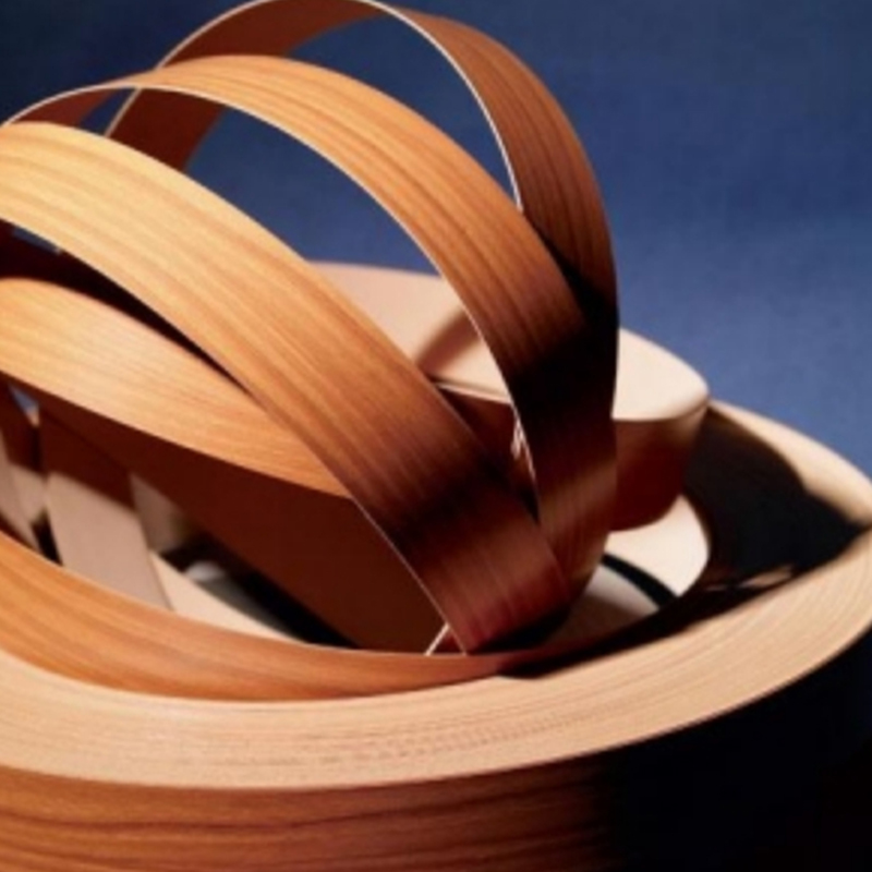 Bandas de borde de chapa de nogal para muebles y aplicaciones interiores Bandas de borde de chapa de nogal para muebles y aplicaciones interiores