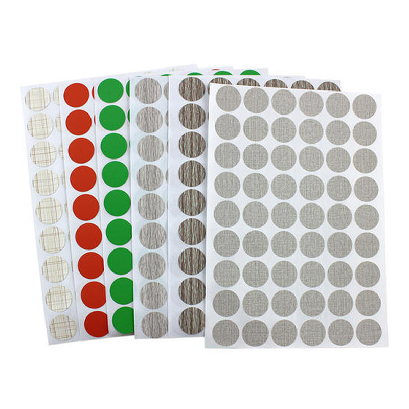 Cubiertas de tornillo de PVC autoadhesivas para aplicaciones rápidas de montaje de muebles