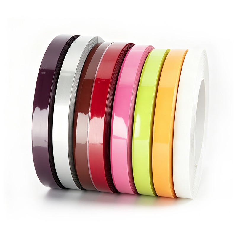 Bandas de borde de PVC de alto brillo blanco para muebles modernos