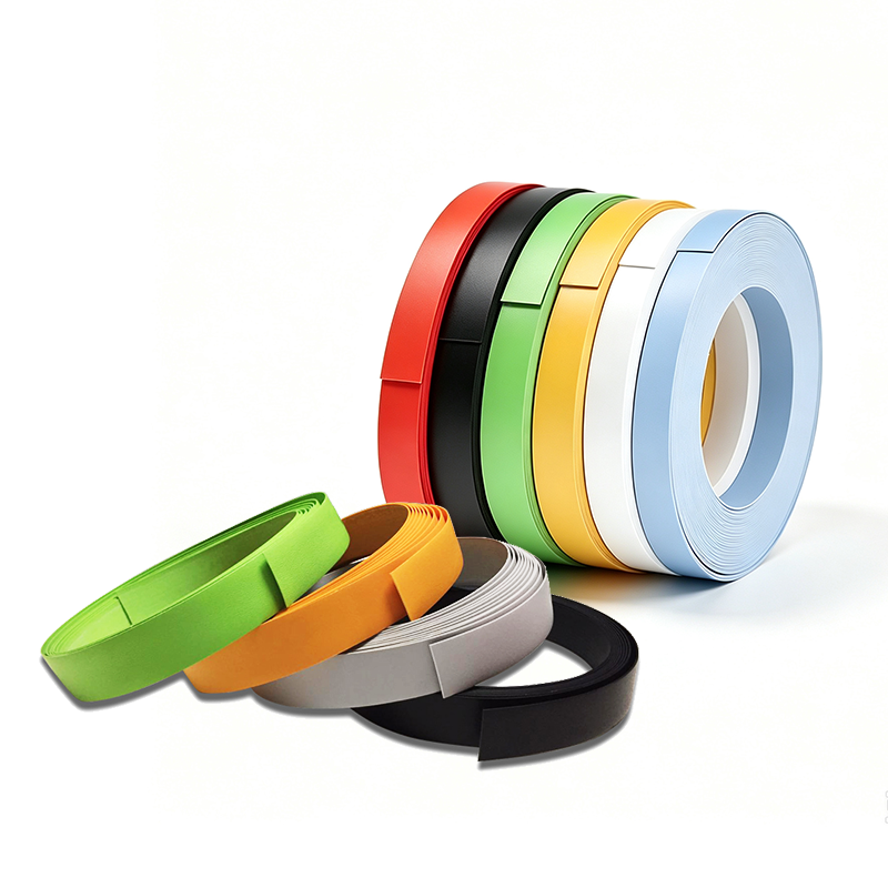 Banda de borde de PVC fino de color sólido de 0,45×22 mm